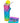 Rainbow Drip custom tumbler and mouse pad set